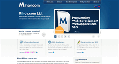 Desktop Screenshot of mihov.com