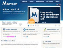 Tablet Screenshot of mihov.com